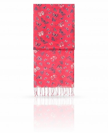 Палантин Женский S20-BUTTFLY/SHOCK.PINK